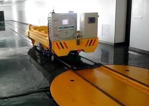 Quality 90/270/360 Degree Heavy Duty Electrical Motorized Industry Rail Car Turntable for sale