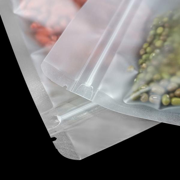 High Quality Factory Supply Lucency Matt Stand Up Pouch With Ziplock Plastic Bag 500g 1kg For Dried Fruit Food Packaging