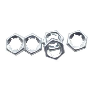 Quality DIN 7967 Alloy Steel 65Mn Self Locking Counter Nuts Galvanized / Dacromet Tight Nuts for sale