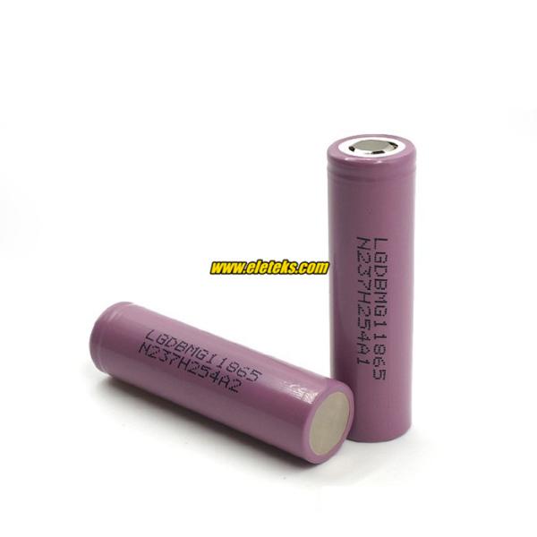 New and original 3.7V 18650 battery, MG1 18650 power bank 2900mah 10amp spec for vaping