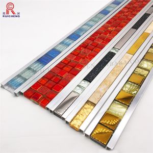 Quality 3mm Listello Tile Trim , Weather Resistant Mosaic Tile Strip In Shower for sale