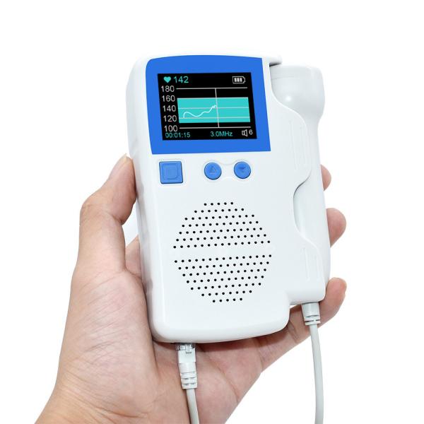 ABS DC3.7V 3MHz Fetal Doppler Heartbeat Detector For Clinic