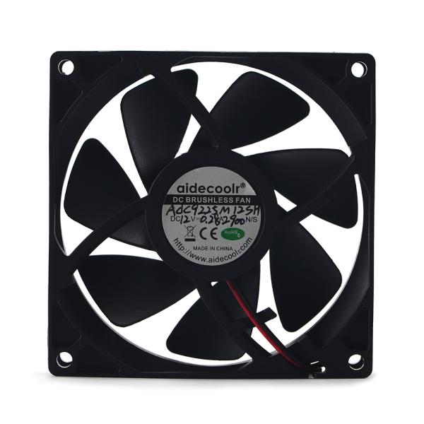 OBM Flange Mount Axial Cooling Fans , 92x92x25mm Ball Bearing External Computer Fan