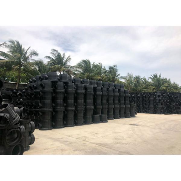 Threaded HDPE Drainage Pipe Fittings Corrugated Polyethylene 45 Degree Pipe Elbow