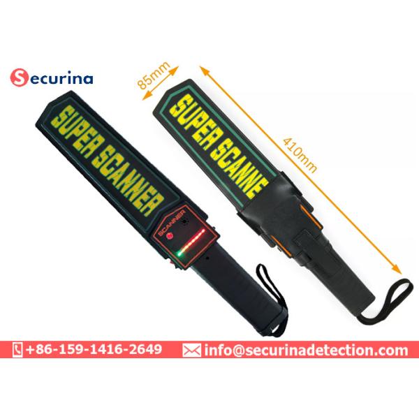 Intelligent Handheld Metal Detector Wand Rechargeable Battery For Security Checking