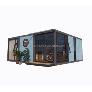 Quality Galvanized Steel Bending 180g 20ft 40ft Detachable Prefabricated Flat Pack Container Home House With 2 Bedrooms for Hotel for sale