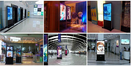 Stand Alone Digital LED Display Elegant Cabinet Type 27777 dot/㎡ Density