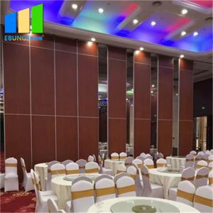 Quality Manual Control Sliding Door Folding Partition Walls Acoustic Folding Wall Partition For Banqueting Hall for sale