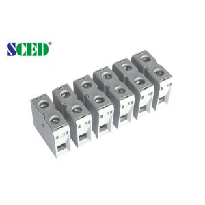 Quality 50A Feed Through Terminal Block Pitch 13.5mm 2 - 16 Poles Copper for sale