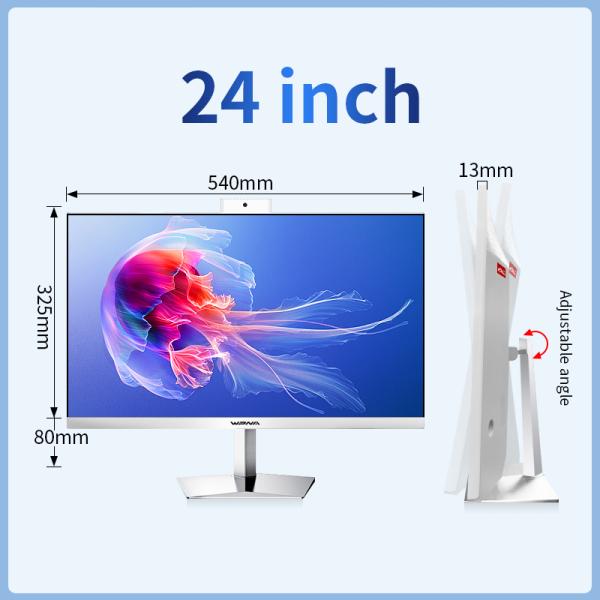 24" Business All-in-One PC Intel Core i3/i5/i7 Touch Screen SSD DDR4 RAM