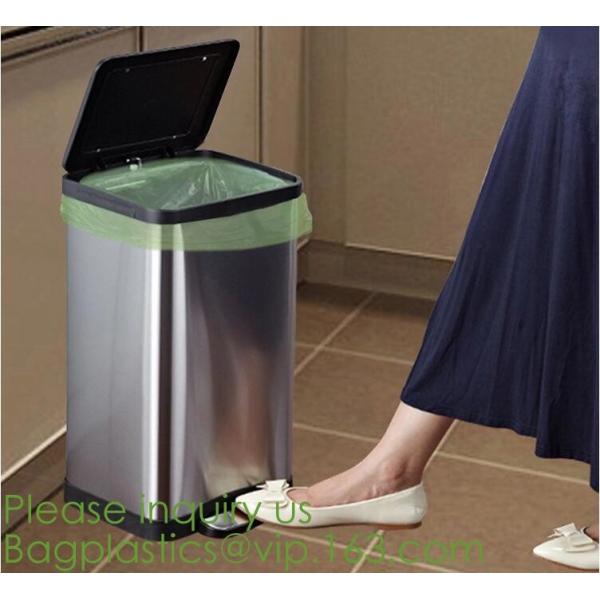 Compostable Recyclable Clear Poly Bags Custom Logo OPP Material Plastic Self Adhesive Seal Garbage Bag bagease bagplasti