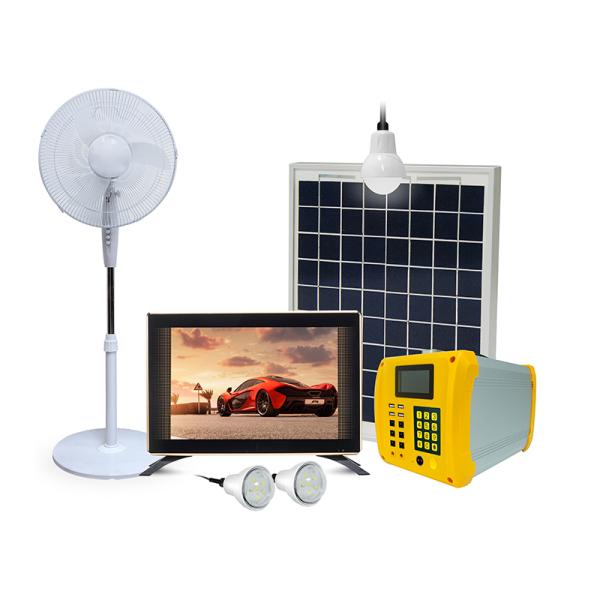 100 watts 200w 500w africa off grid paygo technology pay as you go portable solar home generator system kit with tv