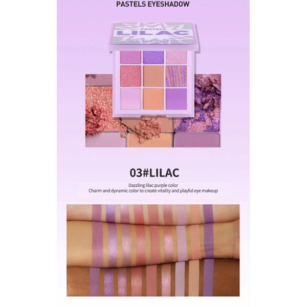 ODM Mint Color Shell Matte Cream Eyeshadow Glitter Eye Makeup