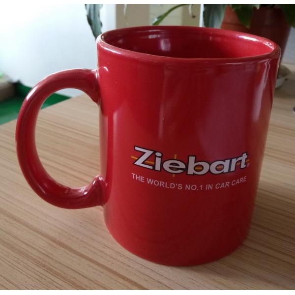 Customized Logo Glazed Red Colour Changing Mug Water Transfer Printing Decoration