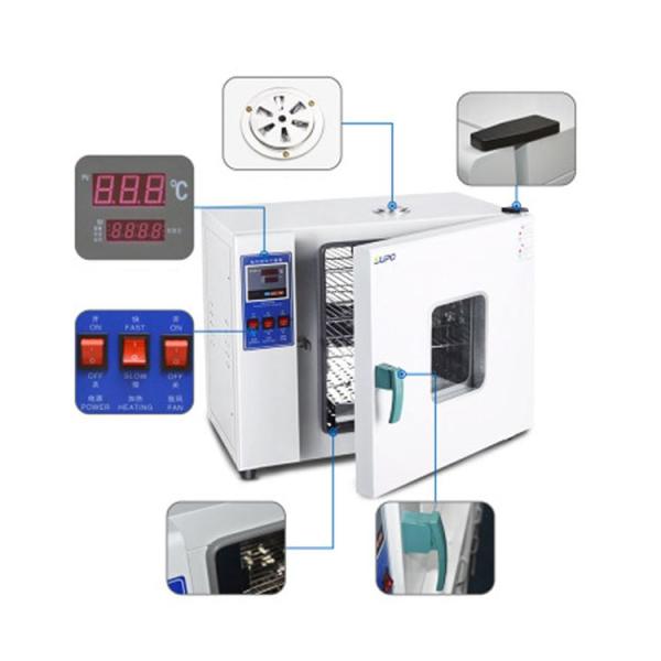 Electrothermal Fanned Dryer Lab Drying Oven applied for drying, baking, wax melting