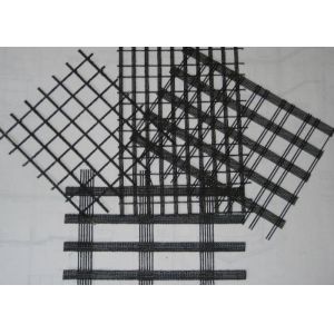 Quality Environmentally Friendly Warp Knitted Polyester Geogrid for Railway Foundation for sale