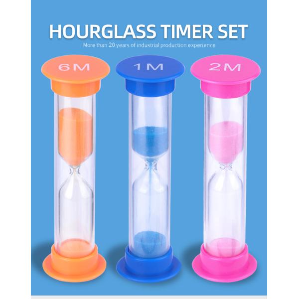 30 Second 1 2 3 Minute Hourglass Sand Timer Clock Custom Color