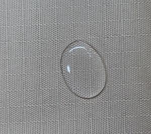 Custom Polyester Gabardine Fabric , PU / PVC Coated Waterproof Polyester Fabric