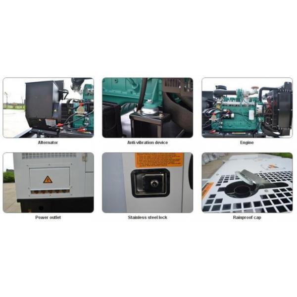 World class compact low noise 3 Phase 80KVA /64KW Perkins Genset Emergency Diesel Generator