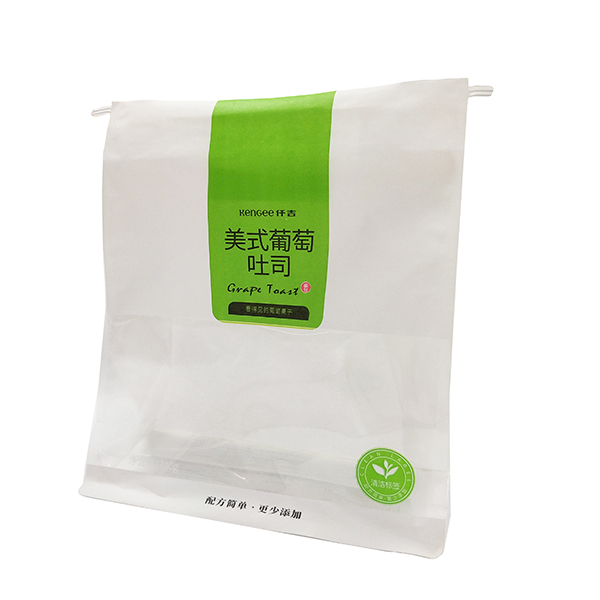 Anti Oxidation Bread Packaging Bags Waterproof Kraft Paper Bag For Bread Nut