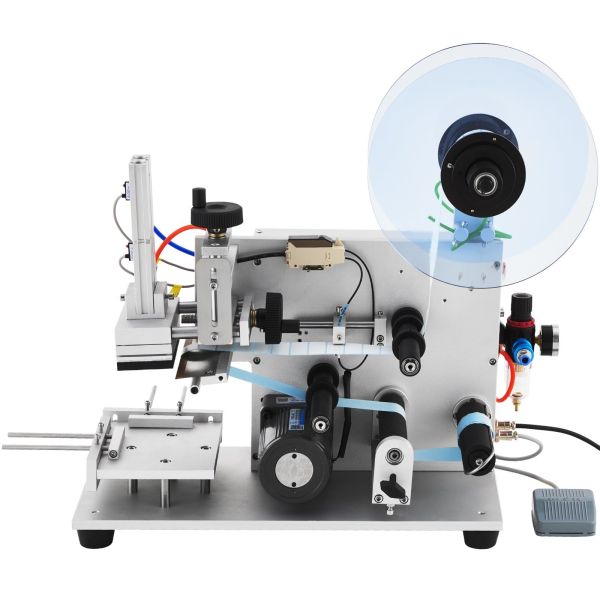 MES Flat Box Labeling Machine Square Bottle Labeler Applicator