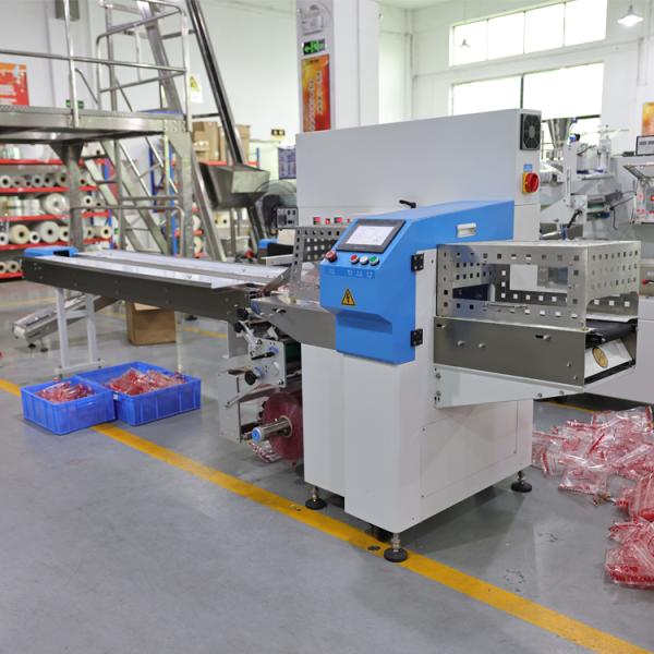 Fully Automatic Horizontal Packaging Machine with PLC Control System Three Servos and 80-150bags/min Speed