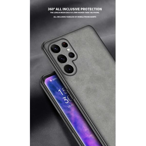 PU Private Mold Shockproof Leather Case For Samsung Galaxy S23 S22 Ultra Mobile Phone