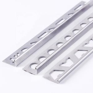 Quality Color PVD Coated L Shaped Metal Trim Strip Rose Blonde Finish Stainless Steel for sale