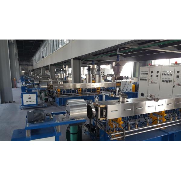Botanic Fiber/wood Powder/coffee Grounds+PP/PE/PLA/PBAT Twin Screw Extruderr Wpc Pellets Machine Extruder