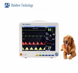 China 6 Parameters 12. 1'' TFT Veterinary Patient Monitor For Dogs Cats Monitoring on sale