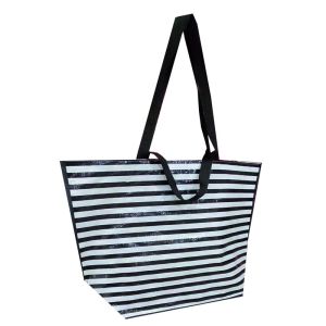 Quality Environmentally Friendly Sewing Sealing Shopping Bags With Top Handle for sale