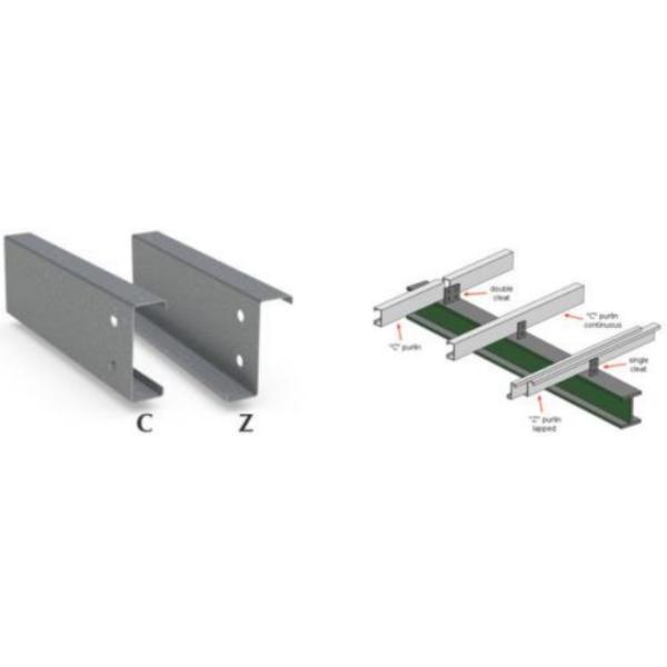 Precision CZ Purlin Roll Forming Machine For Added Stiffness And Structural Support