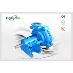 Horizontal Range Rubber Centrifugal Slurry Pump For Sludge Handling Pumping