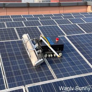 Quality Solar Cleaner Robot Crawler Style Electric Panel Cleaning Brush for Solar Panel Tools for sale