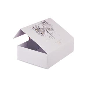 China Shiny Gold Logo Paper Packing Boxes With Offset CMYK Printing Color on sale