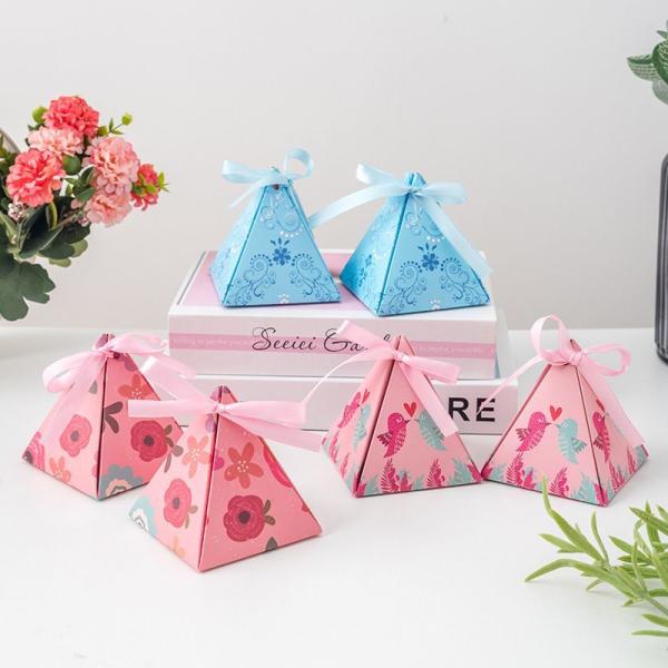 Glossy / Matte Lamination Customized Gift Box House Shaped Gift Paper Packaging Box