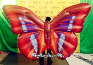 Quality Hot Sale Wearable Inflatable Butterfly Wing for Stage and Dance Party for sale