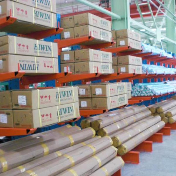 Cold Rolled Steel Heavy Duty Cantilever Racks Pullback Design For Hardware Storage