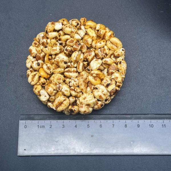 Healthy Rice Snacks Peanut Flavor Wheat Round Rice Cracker
