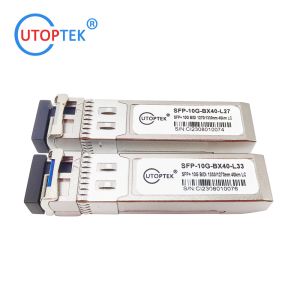 Quality Huawei Compatible 10Gb/s SFP+ Bidi LC 40km 1330/1270nm SM Simplex LC optical transceiver module for sale