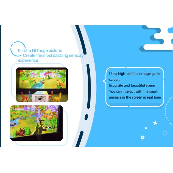 3D Wall Interactive Projection Touch Screen AR Drawing Table 4 Players