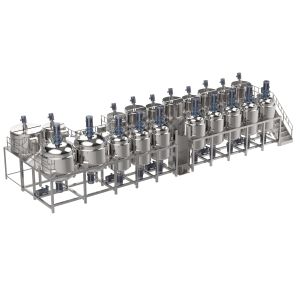 Efficient Toothpaste Manufacturing Machine Cosmetic Emulsifier Mixer CE
