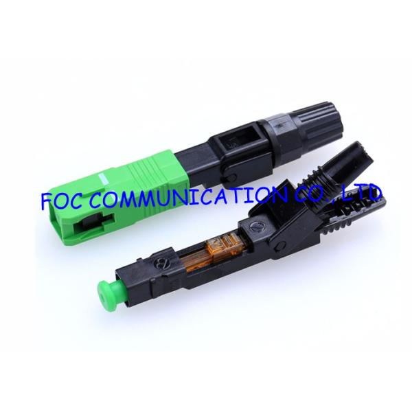 SC SM APC Field Installable Connector For Optical Cable Interconnection