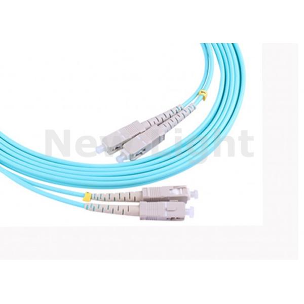 FTTX Applications SC SC Fiber Patch Cord , Duplex OM3 Single Mode Cable
