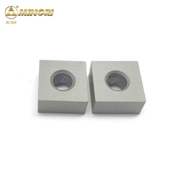 12.7x12.7x6.5 Square Carbide Chainsaw Insert For Quarry Stone Cutting Machine