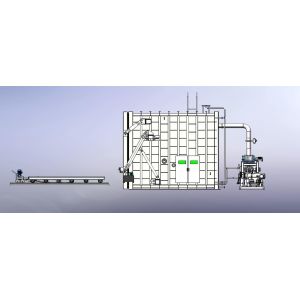 A square single-phase transformer vacuum drying equipment