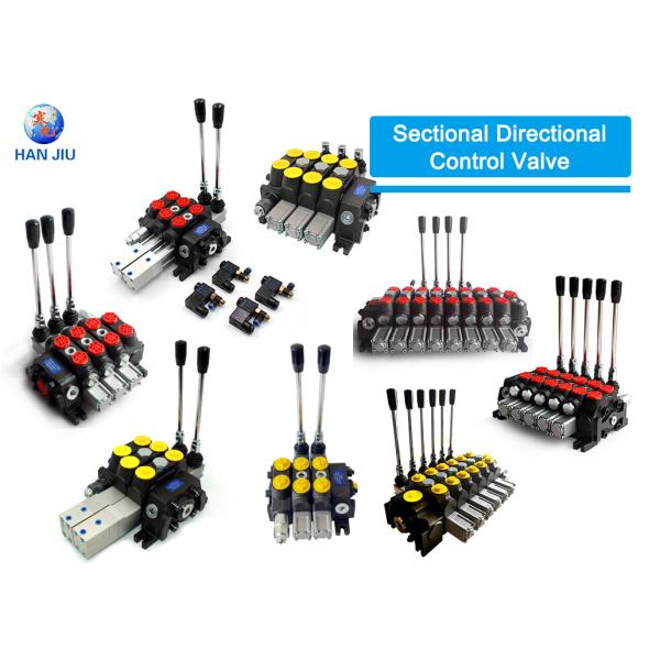 Hook Loader Hydraulic Spool Valve 1 Section With 1 Spools A 45l/Min Nominal Flow A Regulated Relief Valve