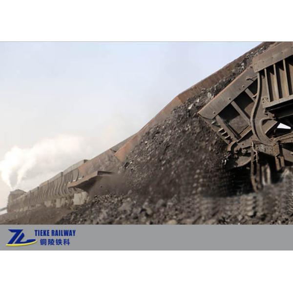 Ore Coal Ballast Pneumatic Side Tipping Dumper 60 Tons Load 50 Km/H