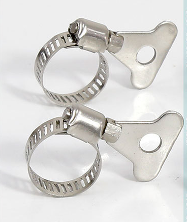Metric Measurement System Stainless Steel Adjustable Hose Clips and Quick Release Hose Clamps with ZINC Finish Durable