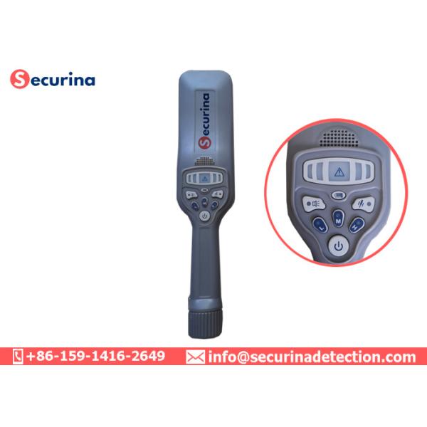 5 Level Sensitivity Handheld Metal Detector Wand Durable ABS Plastic With LED Light Bar